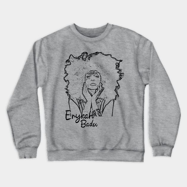 Beauty of erykah badu Crewneck Sweatshirt by Degiab